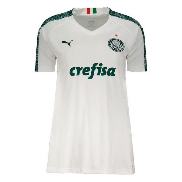 Camiseta Palmeiras 2ª Kit Mujer 2019 2020 Blanco
